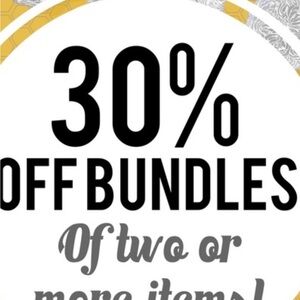 30% Off Bundles Sign